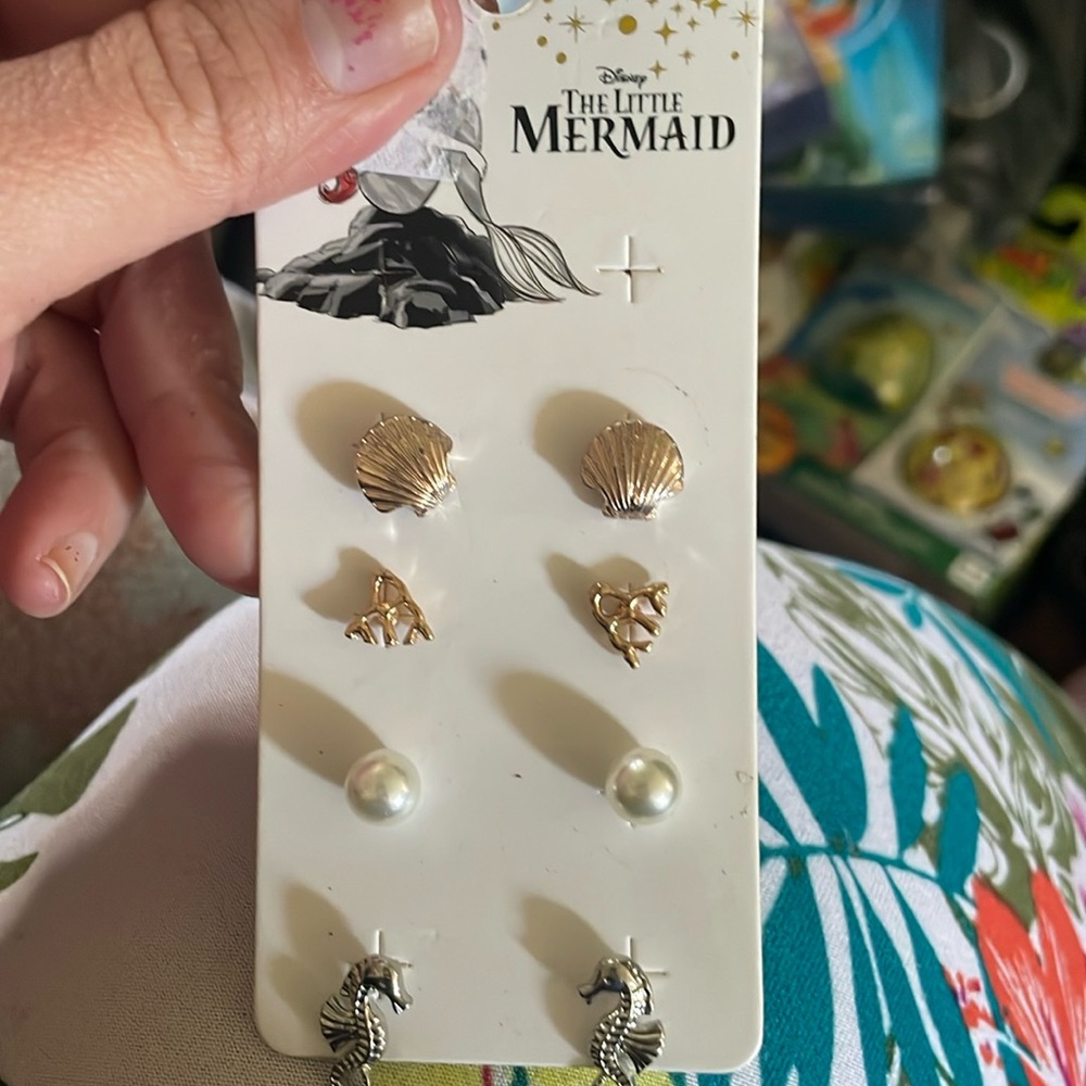 Little mermaid earrings